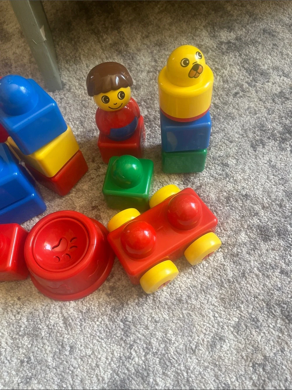 Vintage duplo Classic Stacking Building Blocks Set - Multicolor Kids Toy